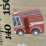 Personalised Cute Car Height Chart, thumbnail 4 of 4