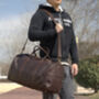 Genuine Leather Duffle, thumbnail 2 of 12