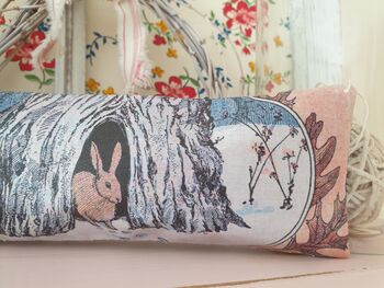 Bunny Illustration Fabric Gift Sachet Decoration, 3 of 4