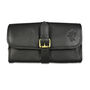 'Henson' Men's Roll Hanging Leather Wash Bag In Black, thumbnail 3 of 9