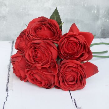 Artificial Red Rose Bouquet, 2 of 4