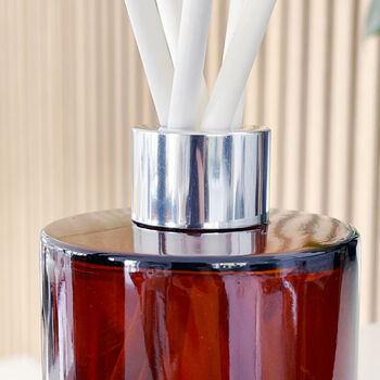 Amber Squat Diffuser Bottle And Reed Set, 6 of 9