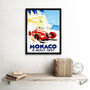 Advert Racing Car Monaco 1937 Grand Prix Wall Art Print, thumbnail 2 of 3