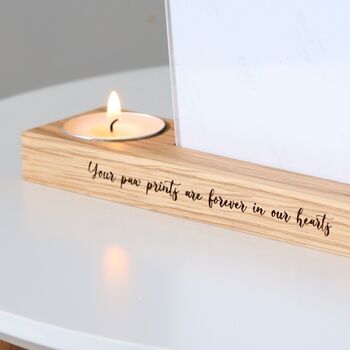 Personalised Pet Memorial Candle Holder Photo Frame, 4 of 9