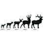 Personalised Stag Family Doormat Gift For The Home, thumbnail 2 of 2
