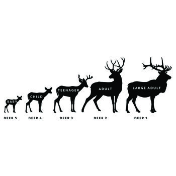 Personalised Stag Family Doormat Gift For The Home, 2 of 2