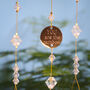 Personalised Rainbow Crystal Charm With Engraved Disc, thumbnail 4 of 9