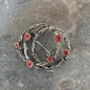 Poppy Red Flower Barbed Wire Remembrance Brooch, thumbnail 3 of 5