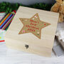 Personalised Christmas Eve Wooden Keepsake Box, thumbnail 1 of 4