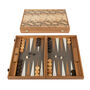 Manopoulos Snake Tote 19'x12' Backgammon Set, thumbnail 1 of 12