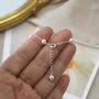 Sara Ivory Silver Pearl Ball Charm Gift Gala Bracelet, thumbnail 2 of 5