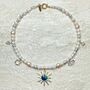 Celestial Charm Pearl Necklace, thumbnail 1 of 9