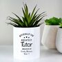 Personalised Greatest Teacher Storage Pot, thumbnail 2 of 2
