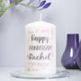 Personalised 'Anniversary' Candle, thumbnail 1 of 9