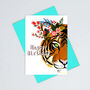 Tiger Happy Birthday Card, thumbnail 2 of 4