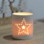 Dotted Star Candle Tealight Holder Home Decoration, thumbnail 4 of 4