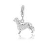 King Charles Spaniel Charm Sterling Silver, thumbnail 3 of 12