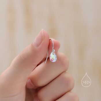 Faceted Glass Crystal Drop Hook Earrings, 8 of 12