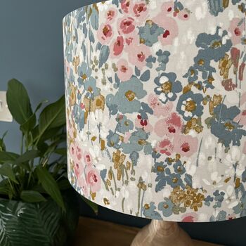Ennerdale Summer Floral Drum Lampshades, 2 of 9