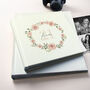 Personalised Floral Wreath Square Photo Album, thumbnail 2 of 7