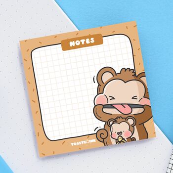 Monkey Sticky Notes | Cute Stationery, 4 of 5