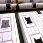 Personalised Christmas Cat Stamp Wrapping Paper, thumbnail 6 of 8
