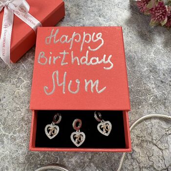 70th Birthday Charm Personalised Silver Bracelet Gift, 3 of 9