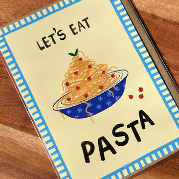 ‘Love You More Than Pasta’ Print, Bookmark And Card Gift Set, 5 of 8