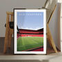 Manchester United Old Trafford Stretford End Poster, thumbnail 4 of 7