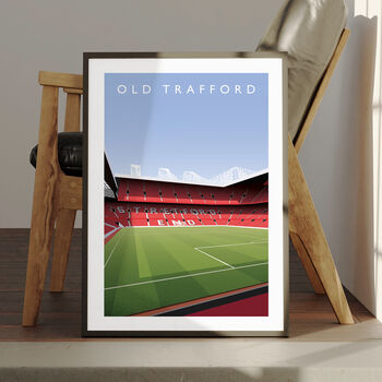 Manchester United Old Trafford Stretford End Poster, 4 of 7