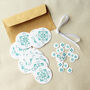 White Christmas Paper Garland Kit, thumbnail 3 of 3