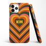 Heart Personalised Initial Phone Case, thumbnail 1 of 9