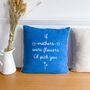 If Mothers Were Flowers Cushion With Mini Flower Trim, thumbnail 3 of 11