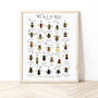 The A To Z Of Bees Print, thumbnail 1 of 6