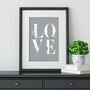 Personalised Floral Love Print, thumbnail 6 of 8