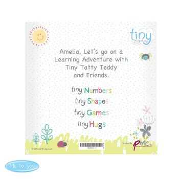 Personalised Tiny Tatty Teddy Learning Adventure Book, 5 of 11