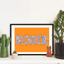 Personalised Colourful Floral Name Print, thumbnail 6 of 6
