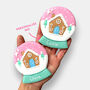 Vegan Personalised Snow Globe Letterbox Cookie, thumbnail 2 of 10