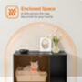 Two In One Hidden Cat Litter Box And Side Table, thumbnail 3 of 9