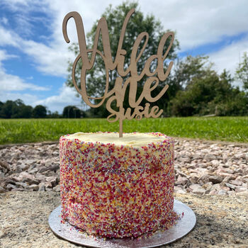 Wild One Cake Topper Birthday Cake, 4 of 5