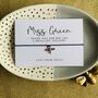 Bee Themed Teacher Personalised Wish Bracelet Gift, thumbnail 1 of 5