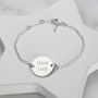 Personalised Good Luck Silver Bracelet, thumbnail 2 of 4