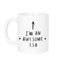 I Am An Awesome Lsa Learning Support Assistant Mug, thumbnail 5 of 7