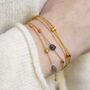 Sterling Silver Gold Plated Labradorite Necklace, thumbnail 5 of 6