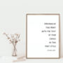 Personalised Custom Text Quote Song Art Print, thumbnail 5 of 8