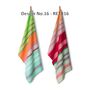 Summer Stripe 100% Cotton High Quality Tea Towel X Two, thumbnail 4 of 12