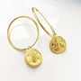 Ephesus Ancient Coin Earrings, thumbnail 1 of 2