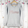 Mama And Mini Mama Rose Gold Sweatshirt Set, thumbnail 3 of 6