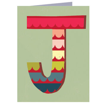 Mini J Alphabet Card, 2 of 5