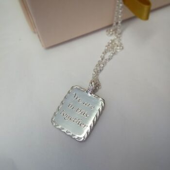 Personalised Seahorse Couple Necklace, 4 of 12
